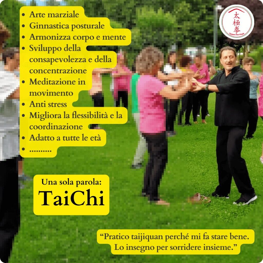 Corsi di taijiquan in Alpago, a Belluno e online 2024/2025