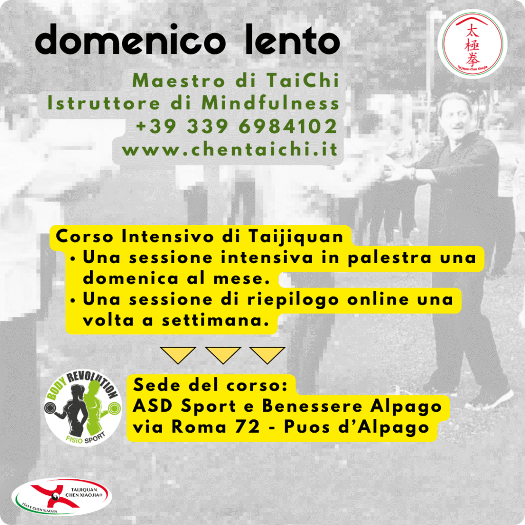 Corsi intensivo di taijiquan in Alpago 2024/2025