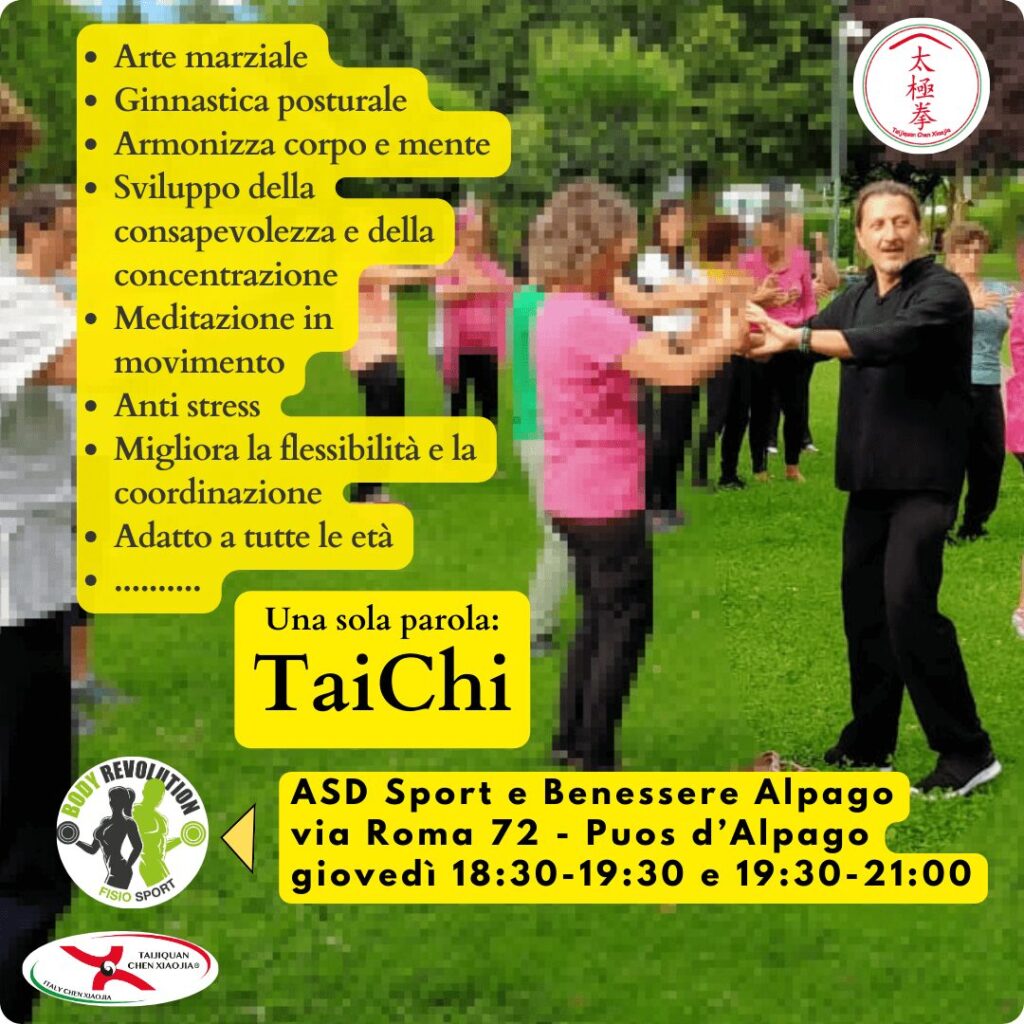 Corsi di taijiquan in Alpago 2024/2025