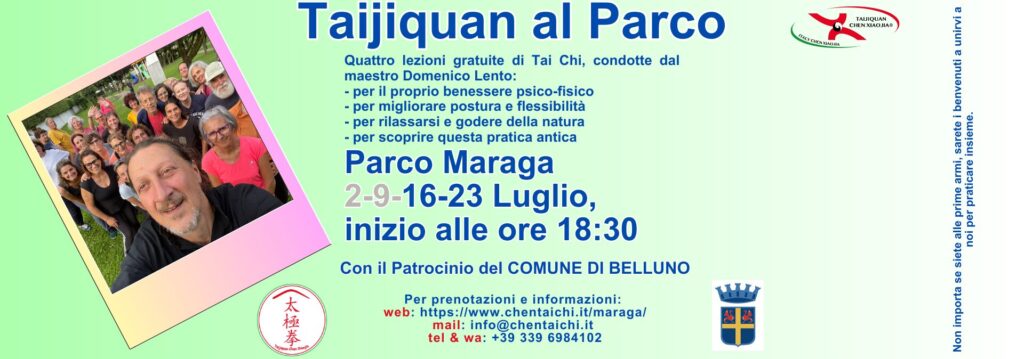 taichi a parco maraga a belluno