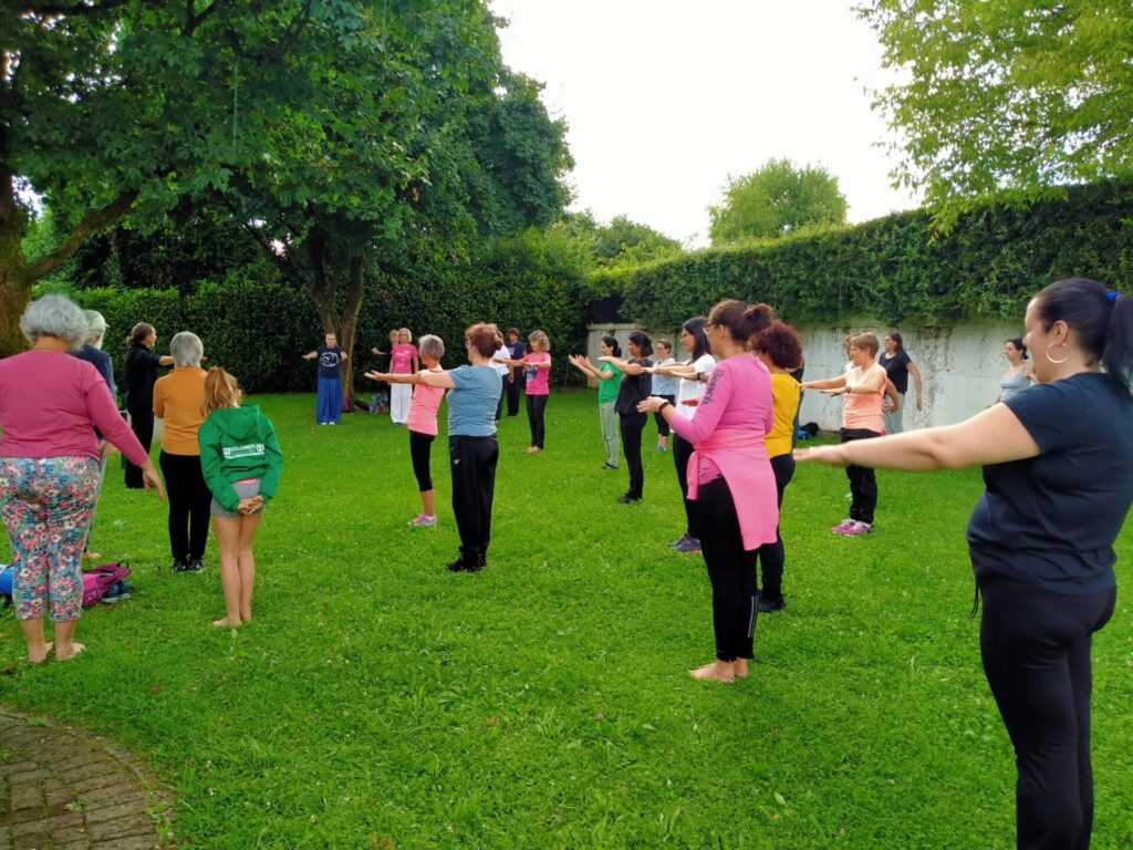 taiji quan a parco maraga a belluno