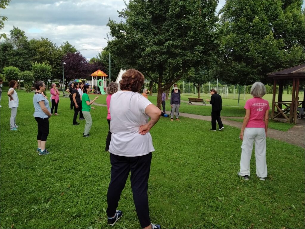 taiji quan a parco maraga a belluno