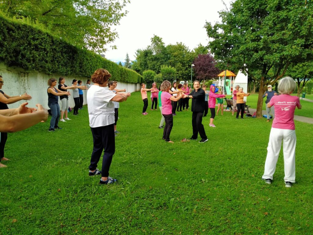 taiji quan a parco maraga a belluno