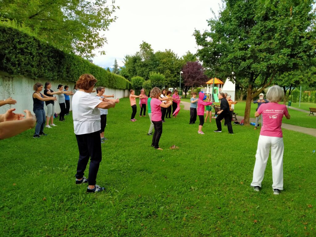 taiji quan a parco maraga a belluno