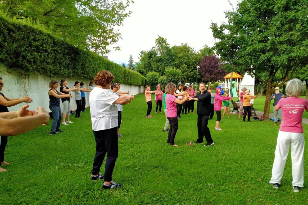 taiji quan a parco maraga a belluno