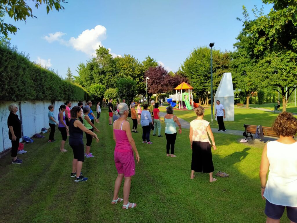 taichi a parco maraga a belluno