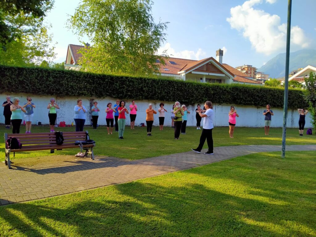 taichi a parco maraga a belluno