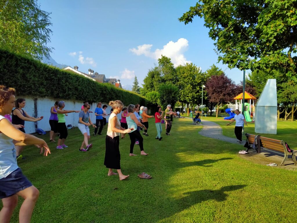 taichi a parco maraga a belluno